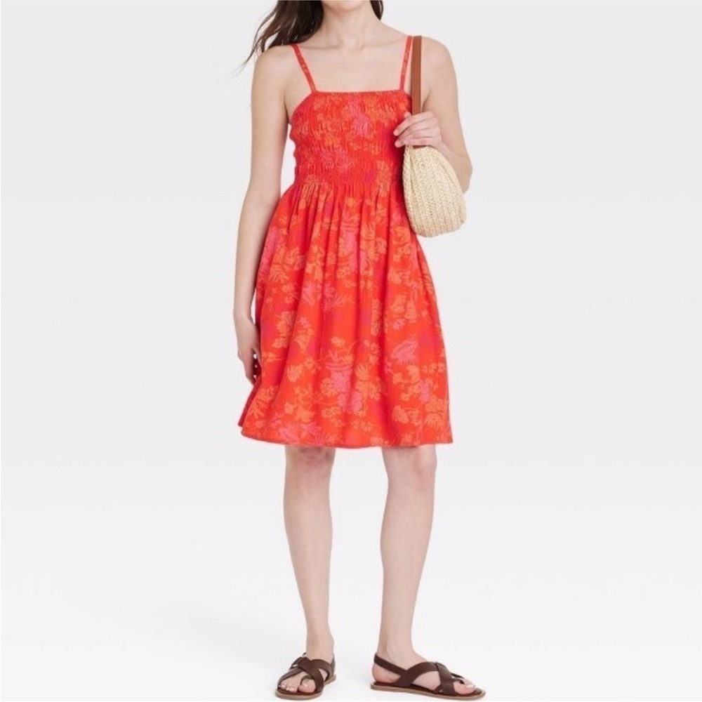 Women's Smocked Mini Sundress -
Universal Thread™ new